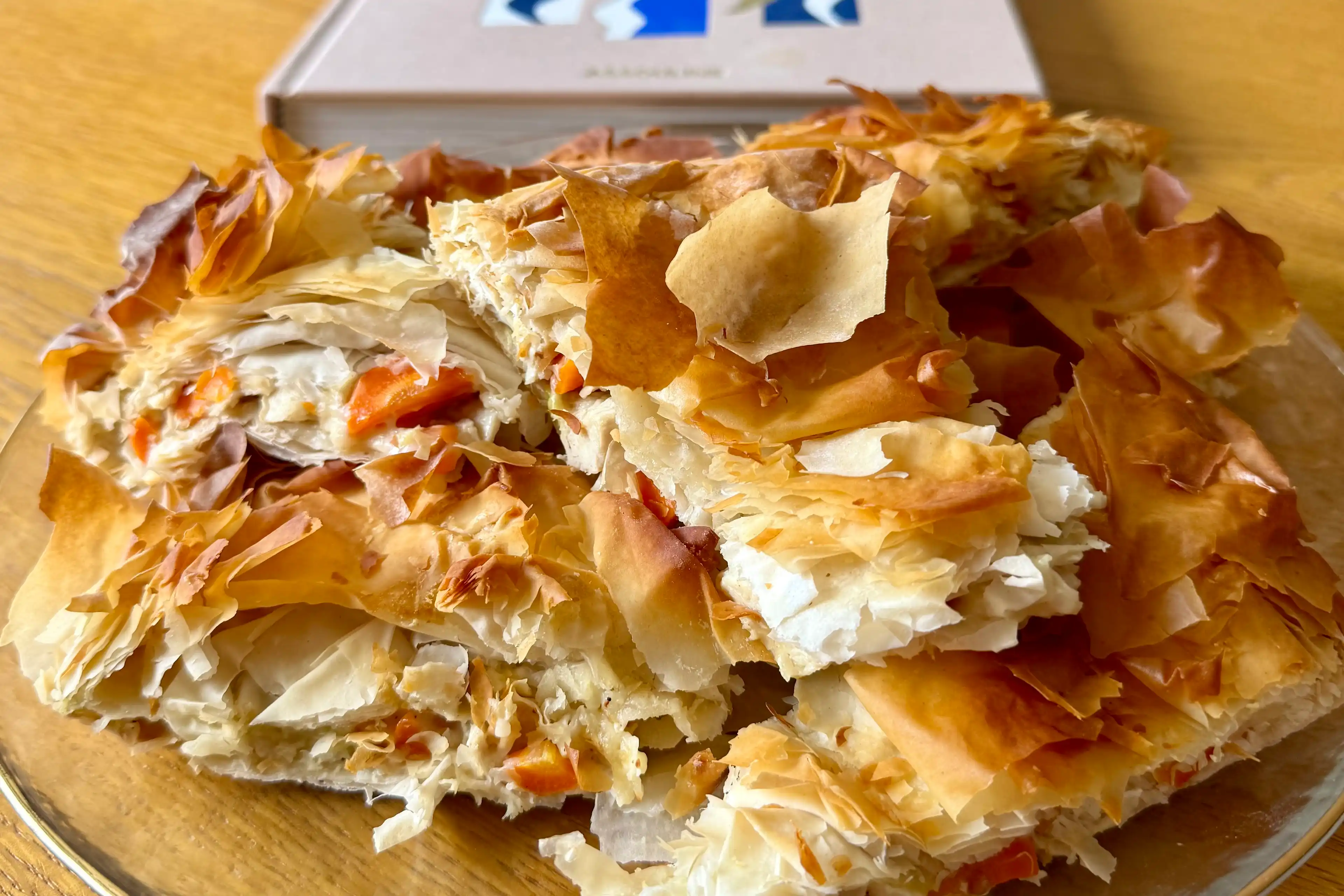 Kotopita (Chicken Pie) with Phyllo Dough