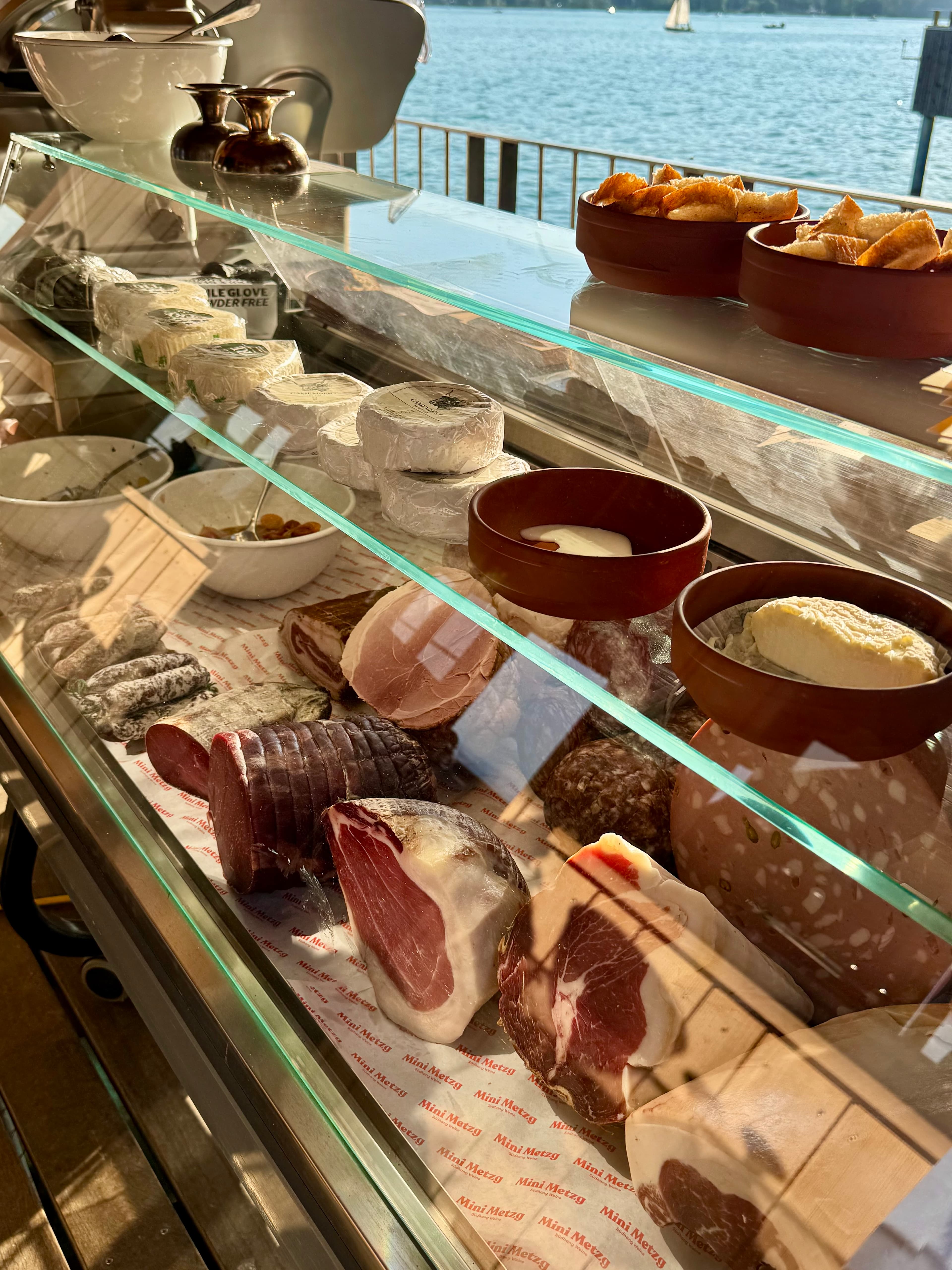 Cheese, cold cuts, and cocktails on Lake Zurich