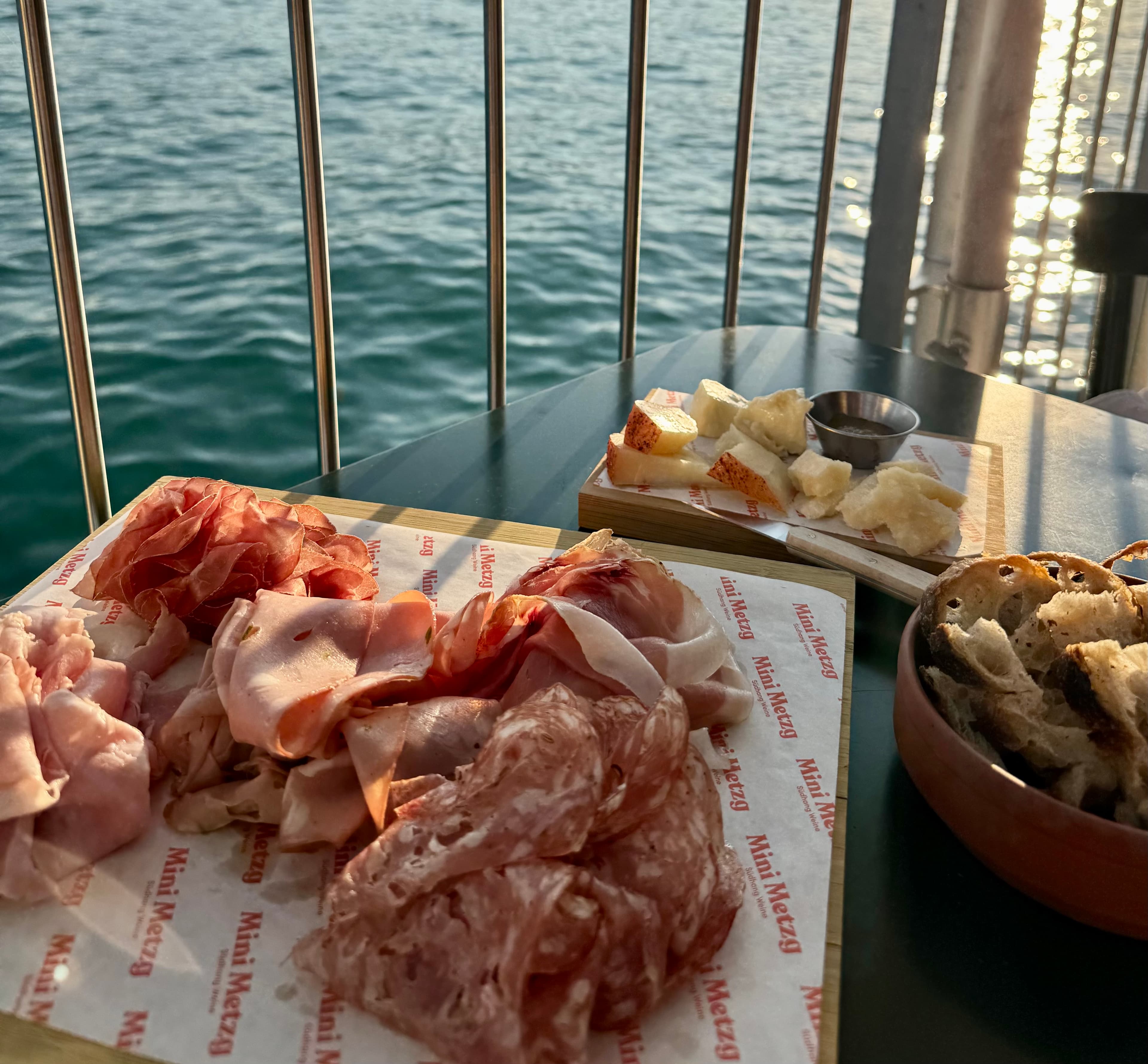 Cheese, cold cuts, and cocktails on Lake Zurich
