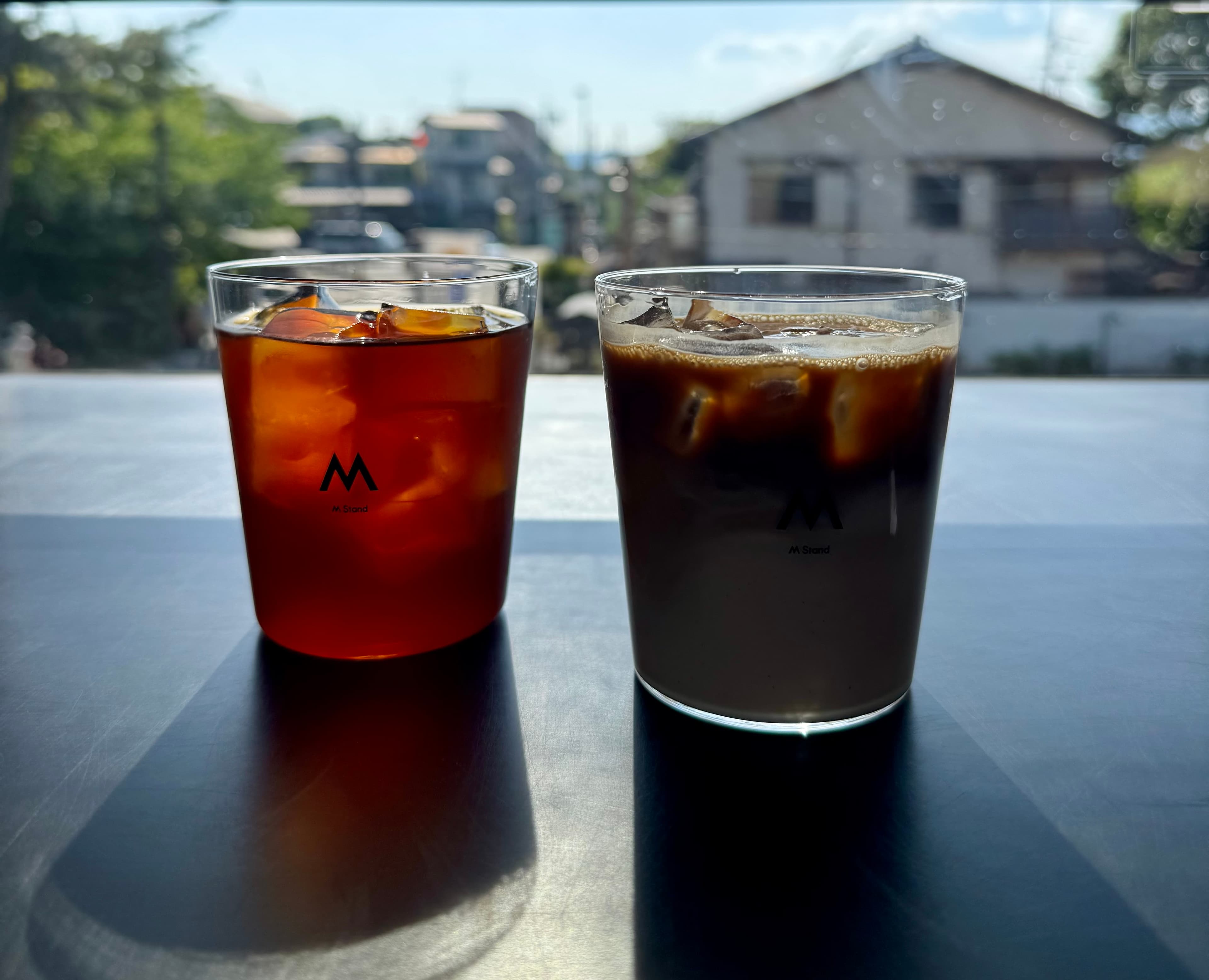 Iced coffees at M Stand in Nanzenji.