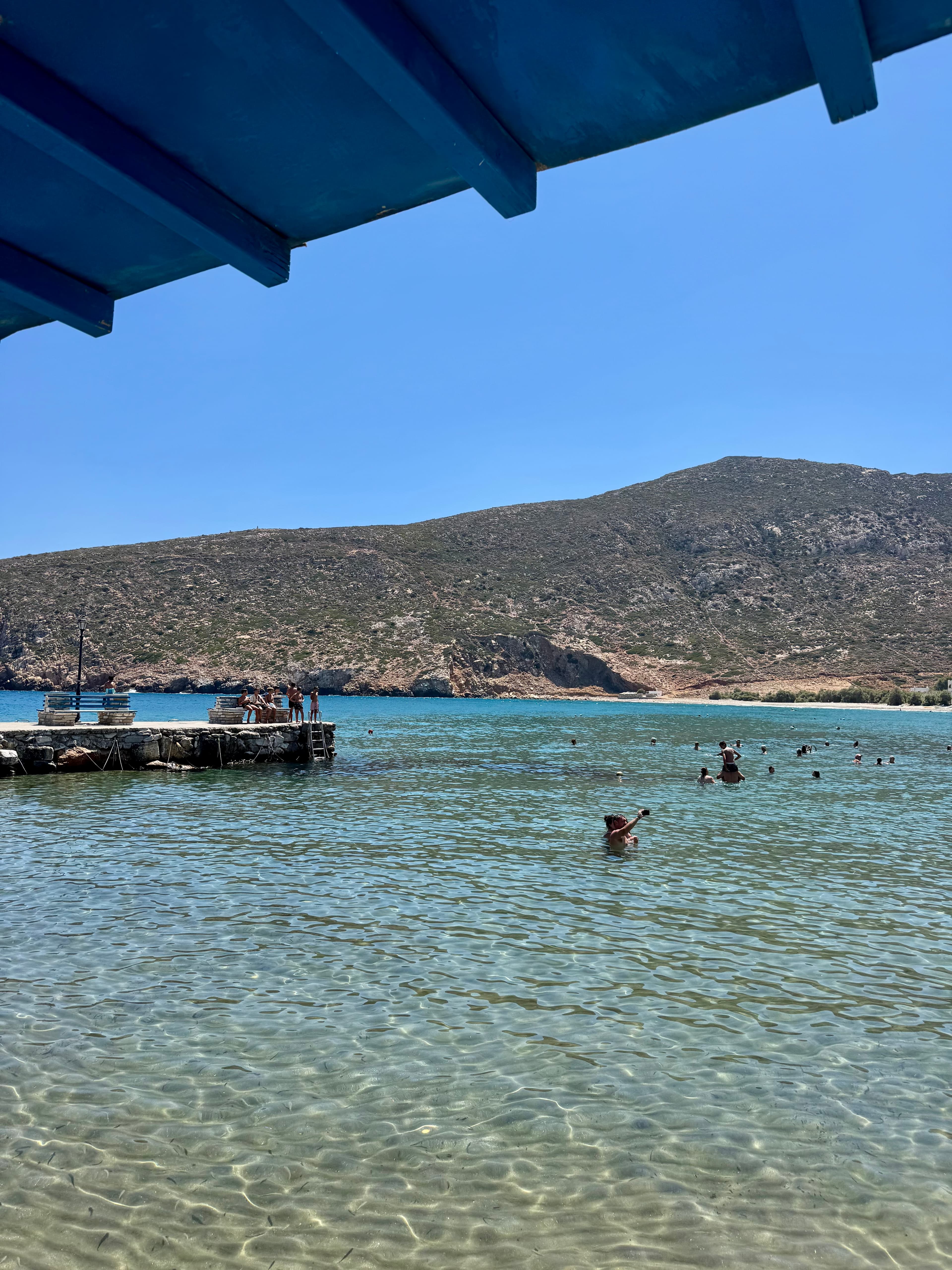 The beach of the homonymous village, where the tavern is located.