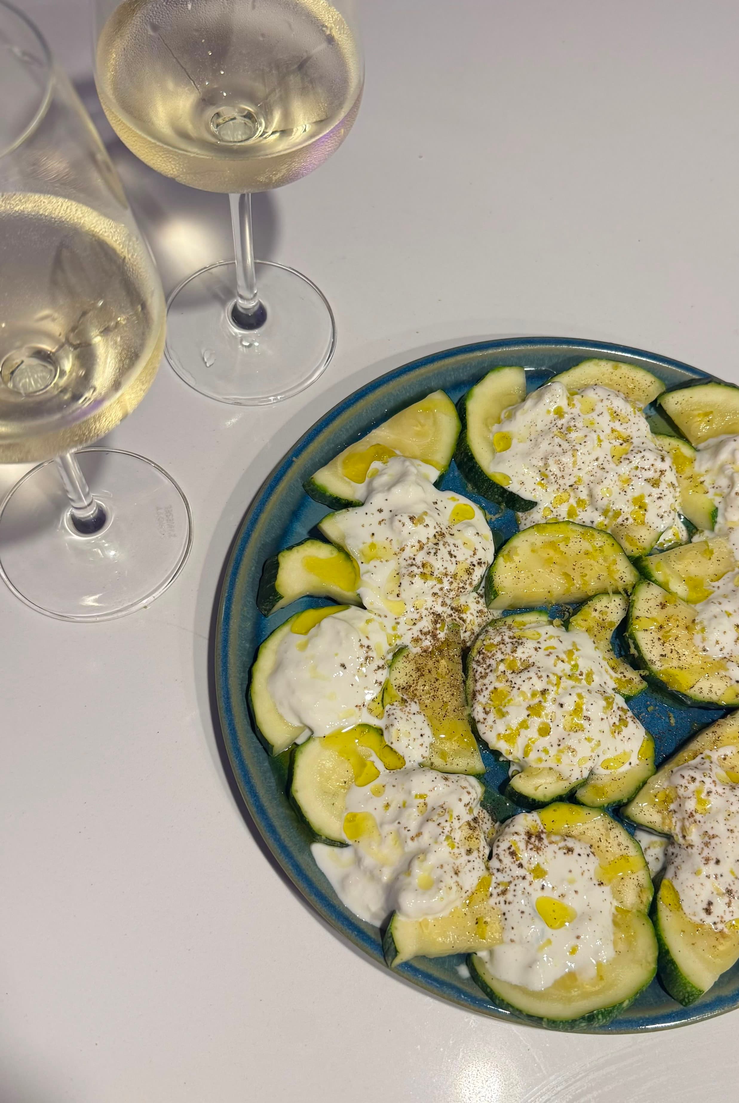Summer Zucchini Salad with Stracciatella
